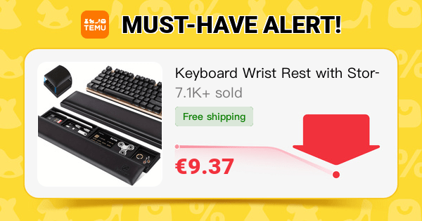 Keyboard Wrist Rest with Storage Case, New Concept Storing Office Accessories, Ergonomic Keyboard Pad with Soft Memory Foam, Comfort and Style for a Clean Desk, Preventing Carpal Tunnel Syndrom