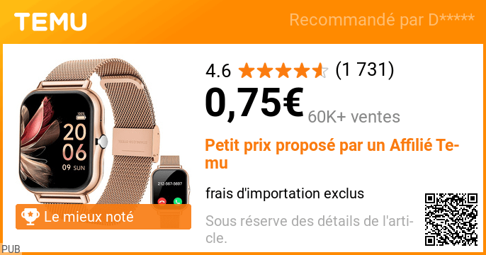 Offre Temu #13 – produit à découvrir