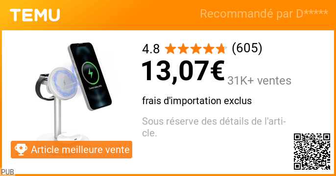 Offre Temu #24 – produit à découvrir