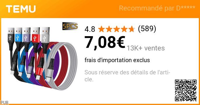 Offre Temu #26 – produit à découvrir
