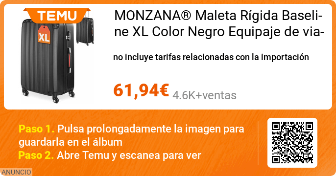 Maleta rígida de viaje