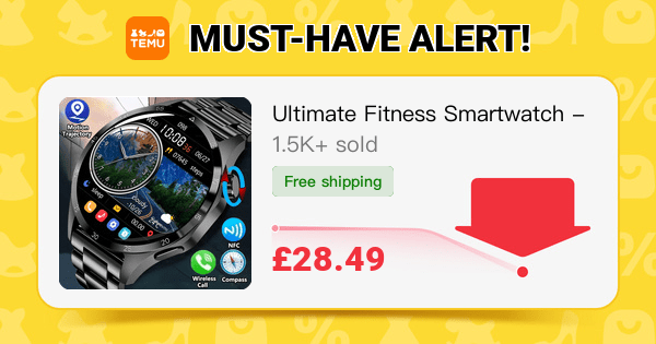 Ultimate Fitness Smartwatch - 360*360 HD Screen, AI Voice Assistant, Wireless Call, NFC, Heart Rate 